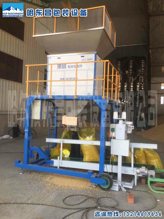 稻谷包裝秤，高粱定量包裝機(jī)，東昌流量秤